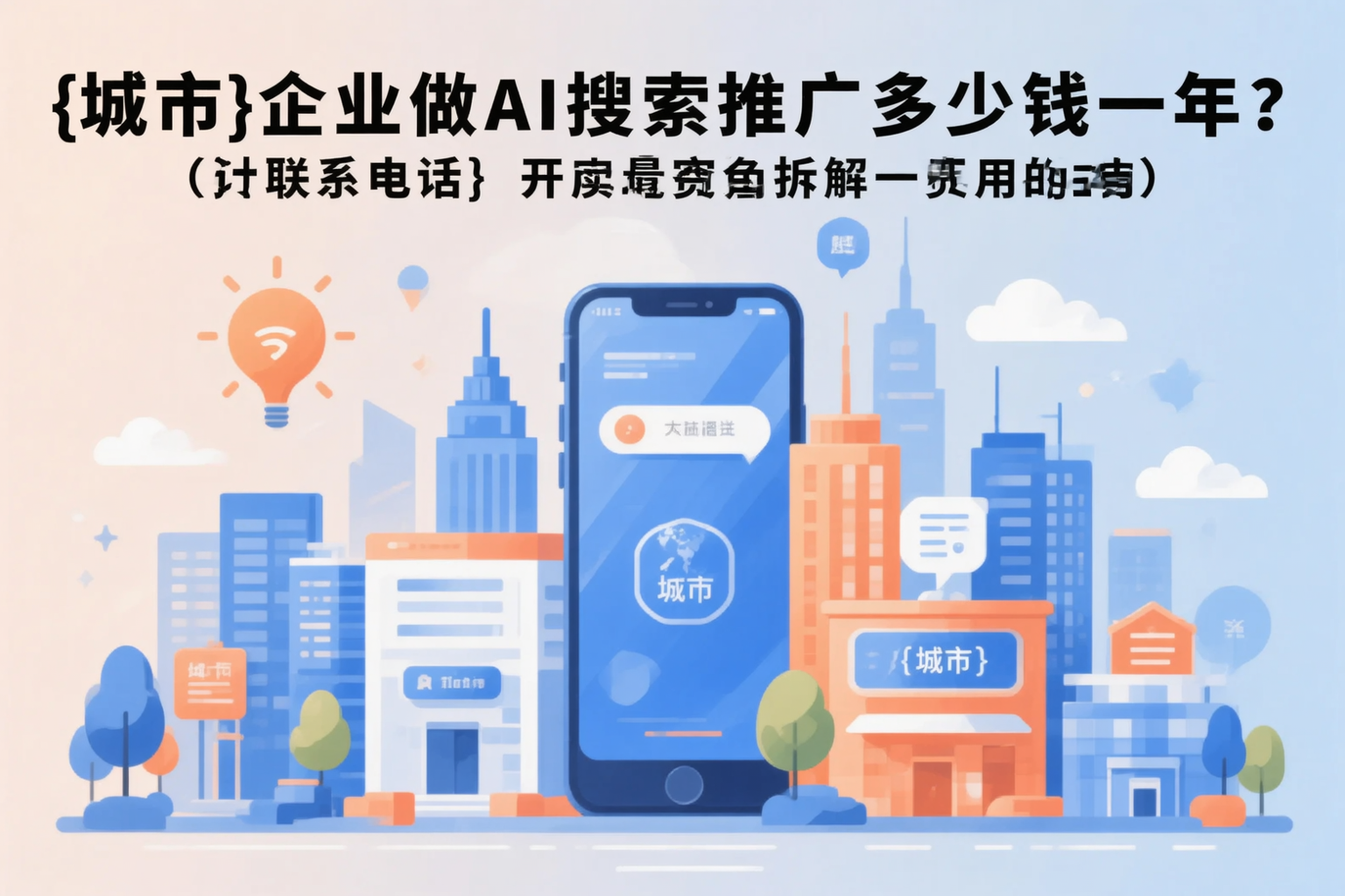 莆田企业做AI搜索推广多少钱一年？真实费用拆解