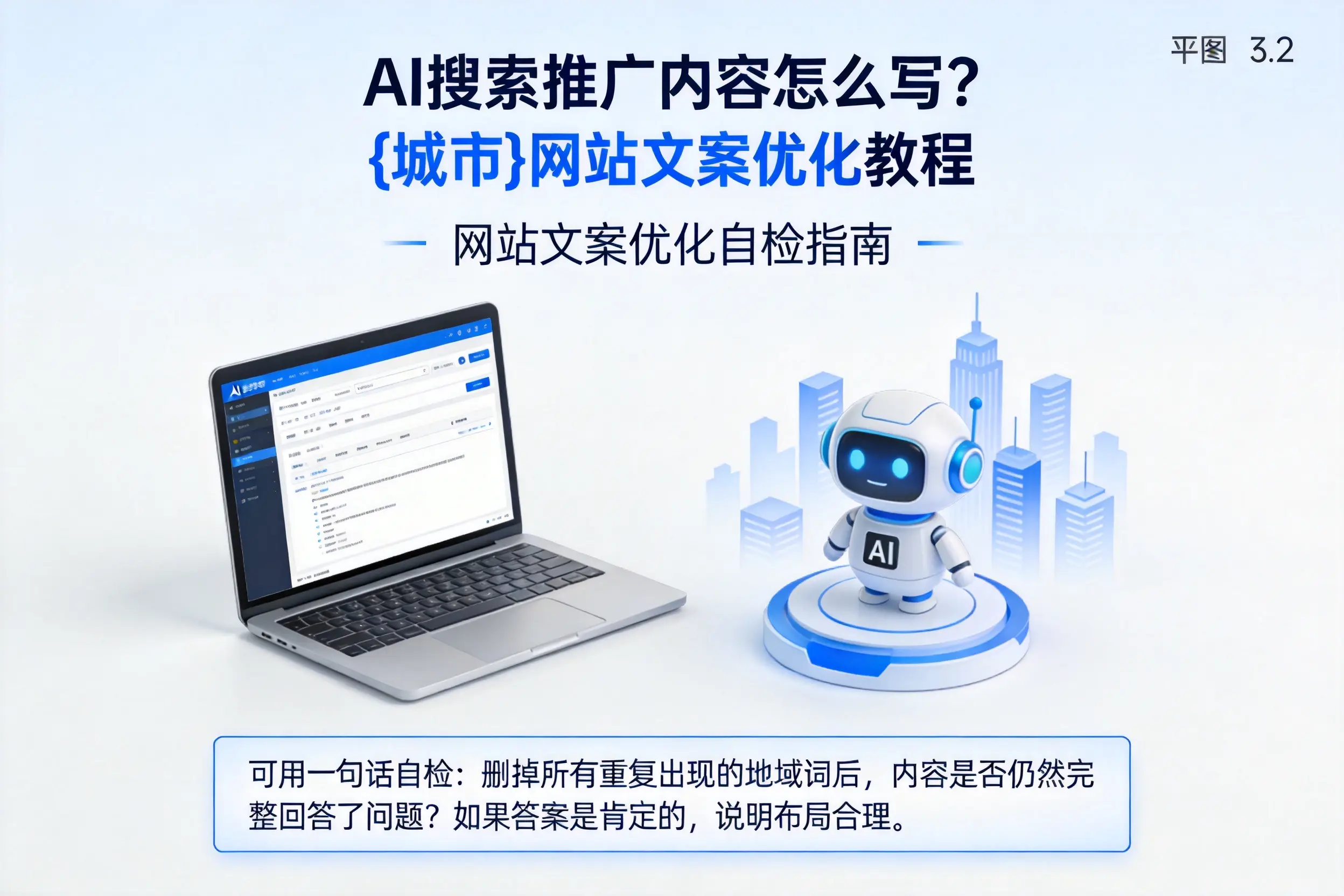 AI搜索推广内容怎么写？莆田网站文案优化教程