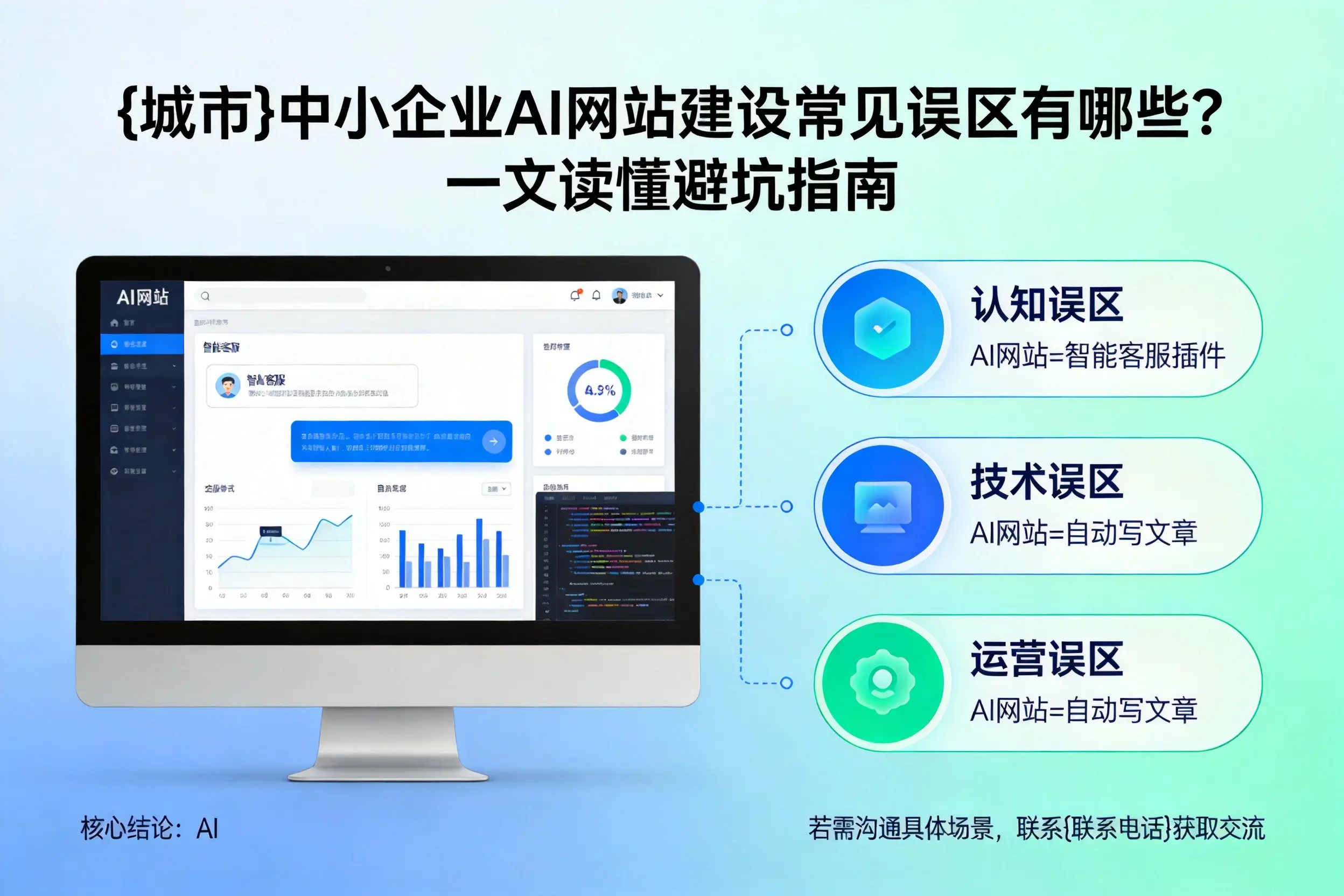 莆田中小企业AI网站建设常见误区有哪些？一文读懂避坑指南
