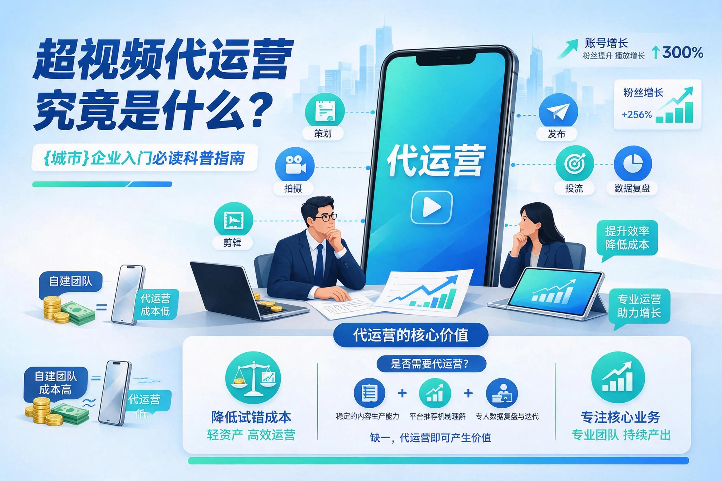 短视频代运营究竟是什么?莆田企业入门必读科普指南
