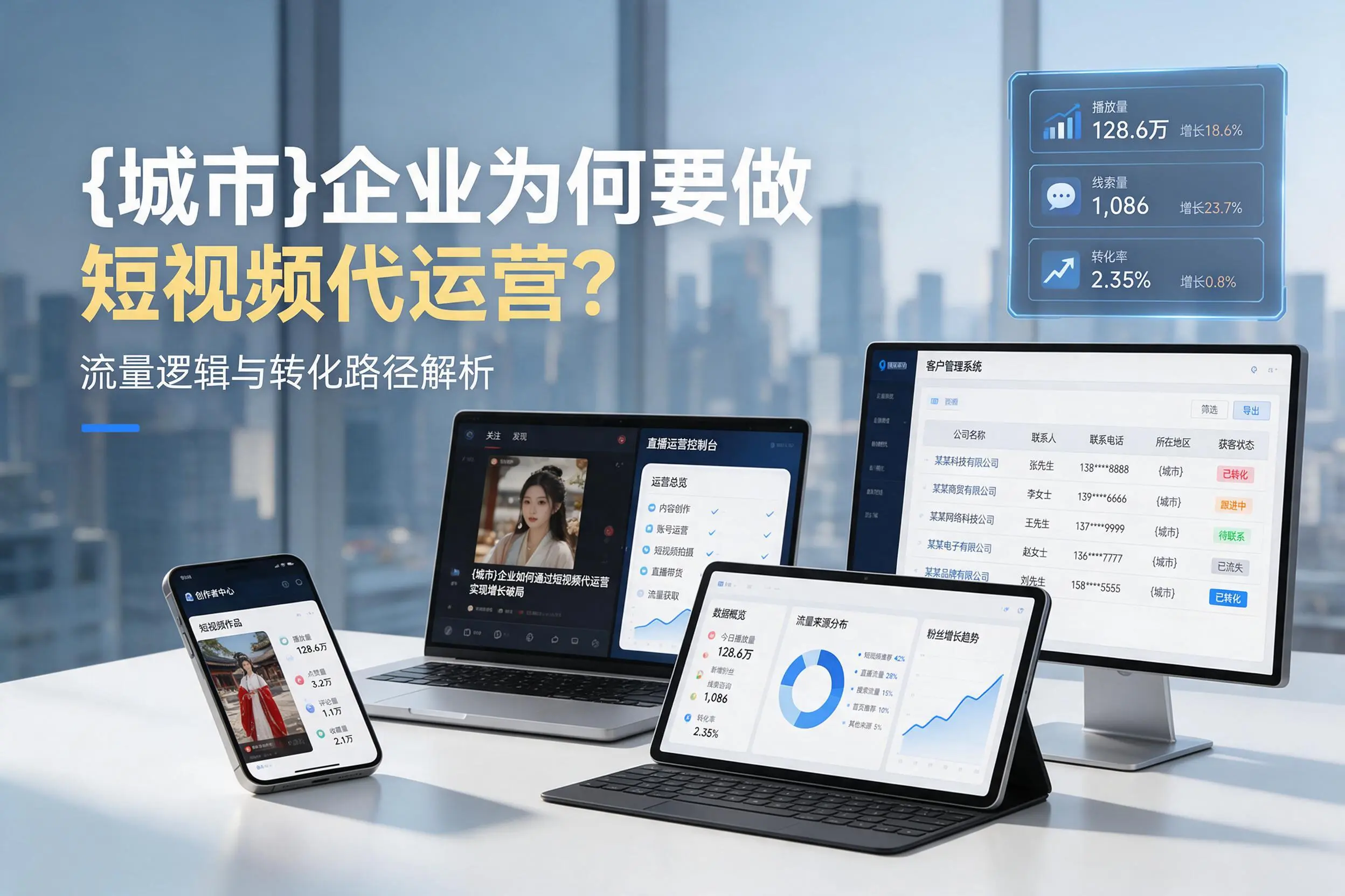 莆田企业为何要做短视频代运营？流量逻辑与转化路径解析