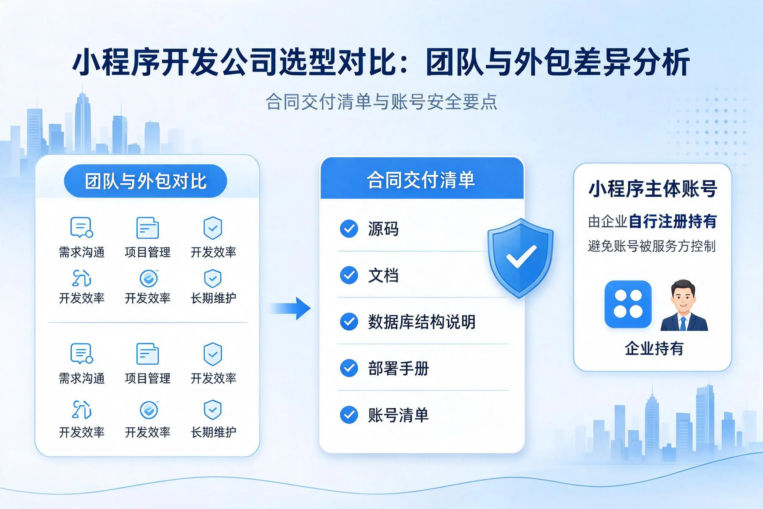 莆田小程序开发公司选型对比：团队与外包差异分析