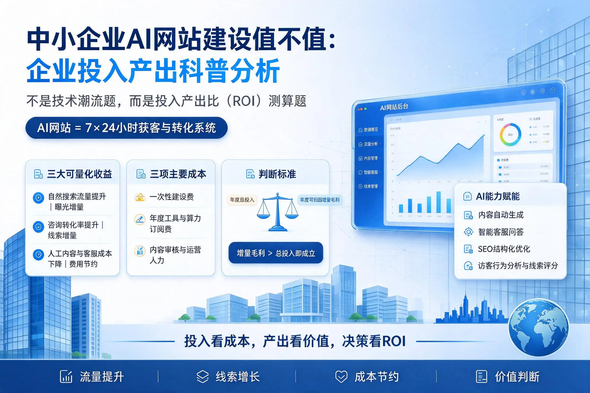 中小企业AI网站建设值不值:莆田企业投入产出科普分析