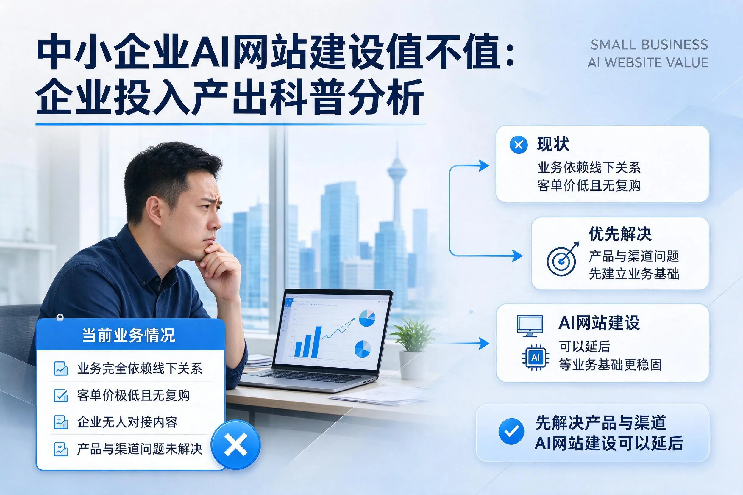 中小企业AI网站建设值不值:莆田企业投入产出科普分析