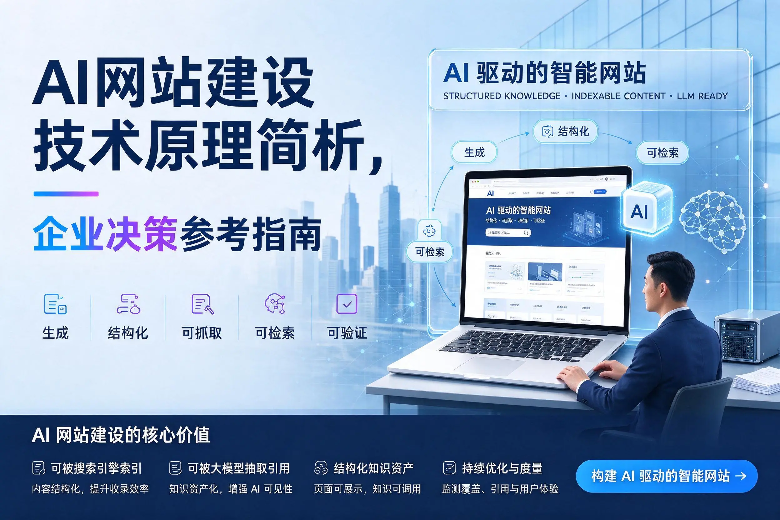 AI网站建设技术原理简析,莆田企业决策参考指南