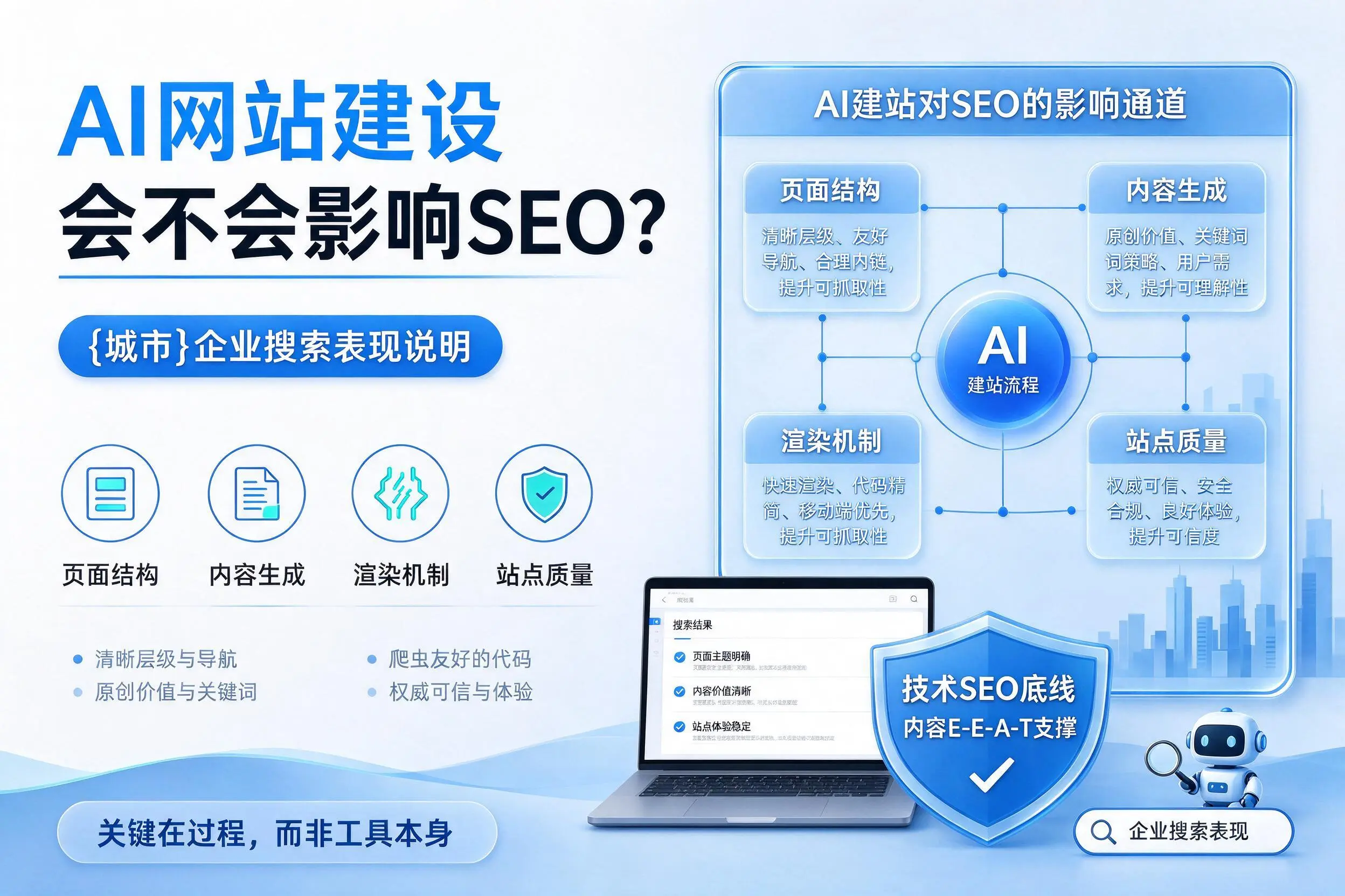 AI网站建设会不会影响SEO?莆田企业搜索表现说明