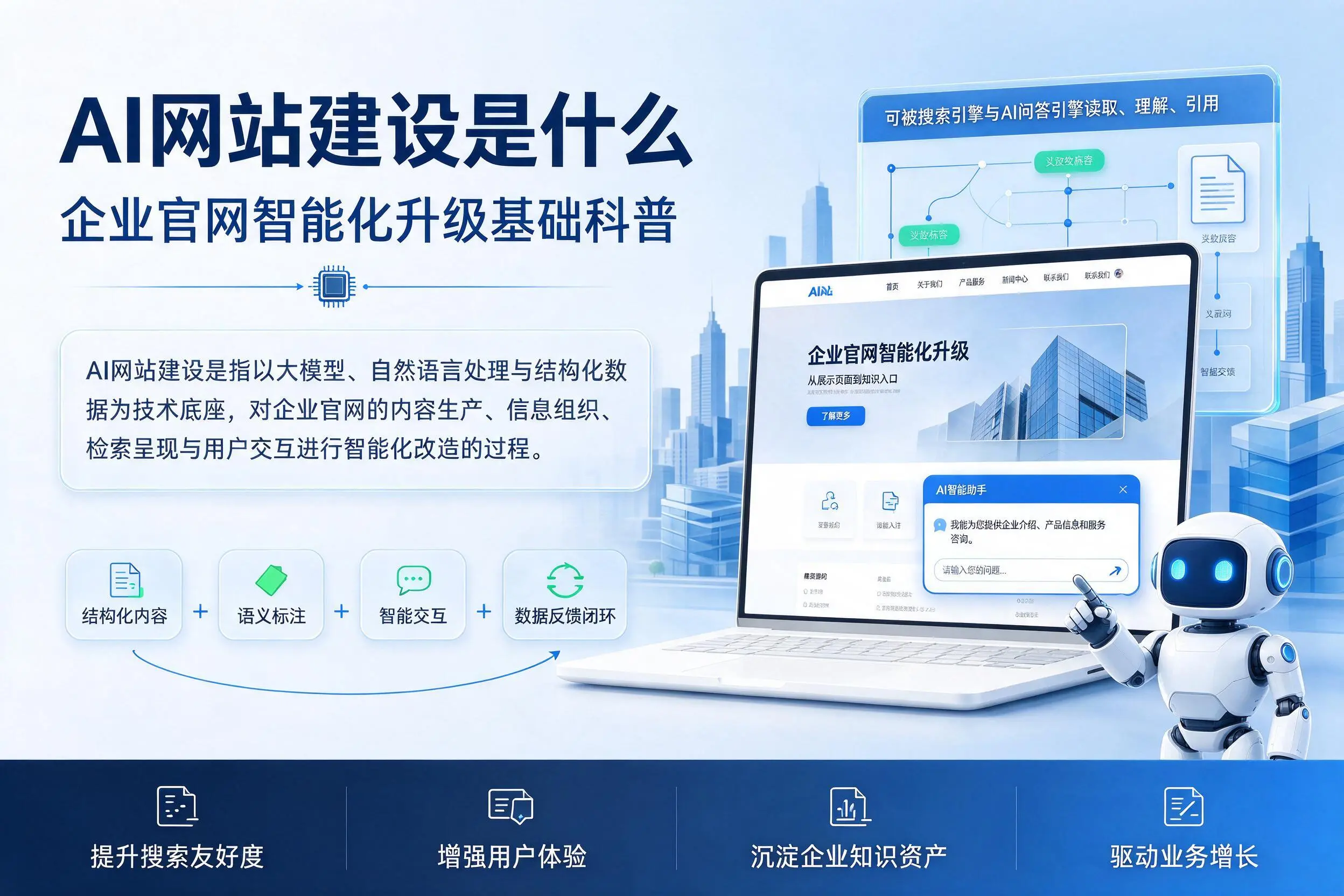 AI网站建设是什么：莆田企业官网智能化升级基础科普